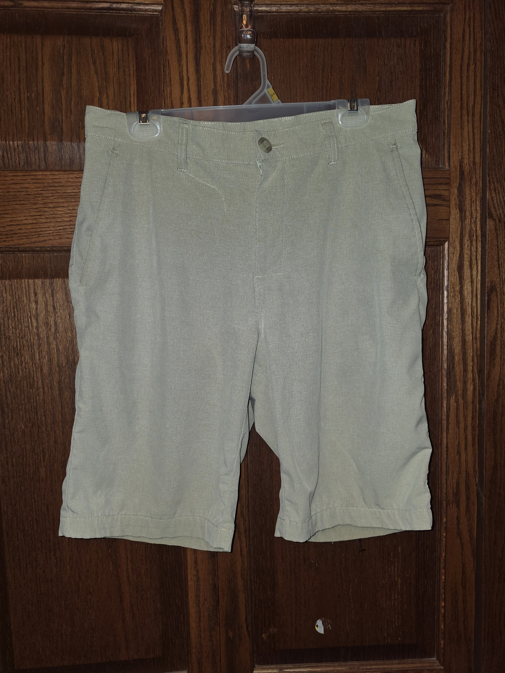 Callaway Men's Light Gray Flat-Front Performance Shorts